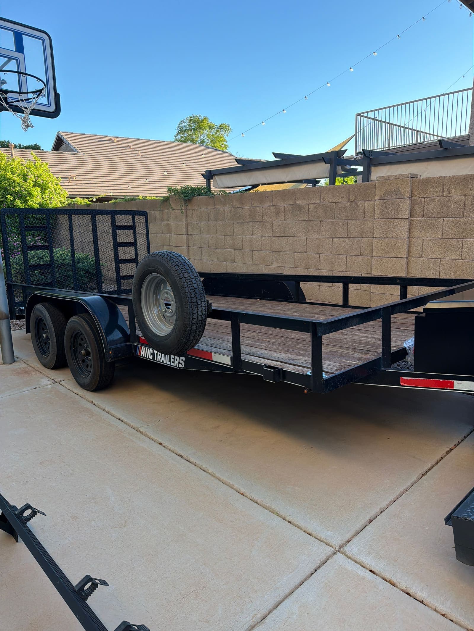 83x16 utility trailer for rent in Gilbert, AZ, photo 1 of 2